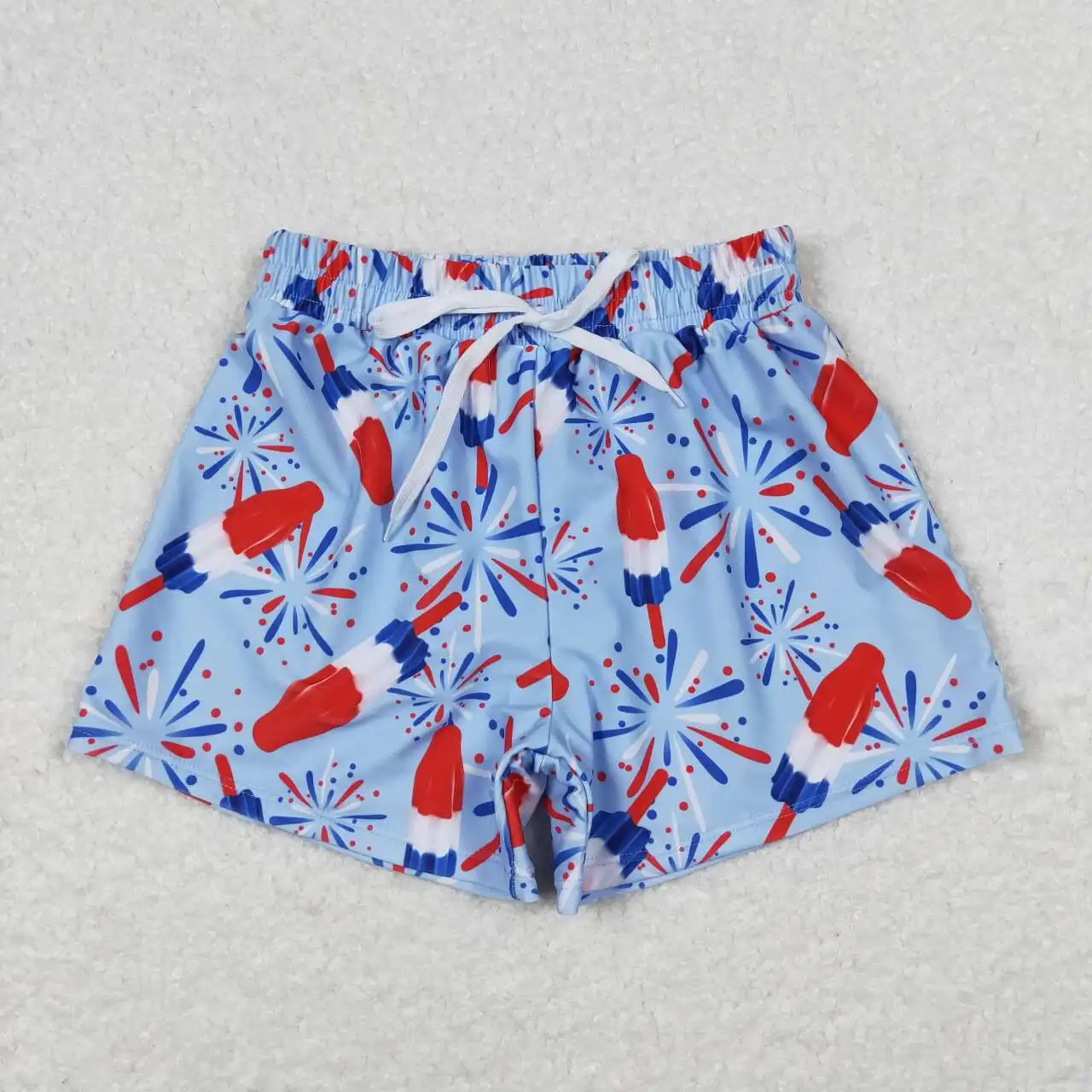 Wholesale Baby Boy Summer Stars Stripes Clothes Swimsuit Kids Swimwear Infant July 4th Swimming Trunks Shorts