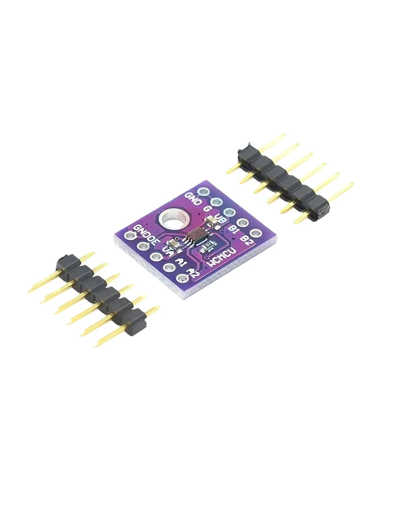 TXS0102 ตัวแปลงระดับแรงดันไฟฟ้าแบบสองทิศทาง 2 บิต, โมดูลบอร์ดแปลงระดับ I2C IIC 2 ช่องสัญญาณ