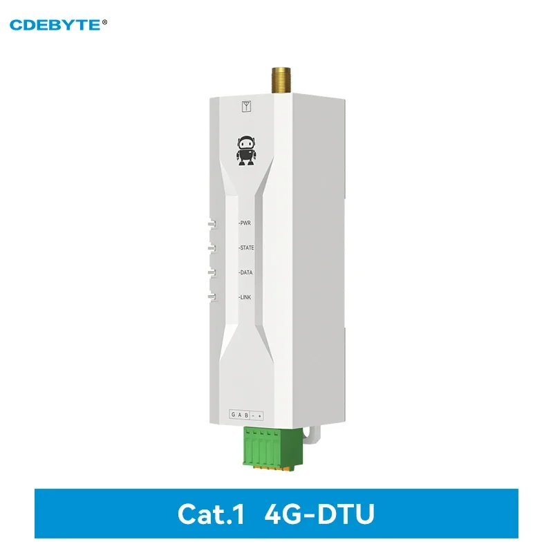 

4G Cat1 RS485 CDEBYTE E840-DTU(EC05-485)E Transparent Transmission MQTT Modbus TCP to RTU Small Size Modem 2-Way Socket Link