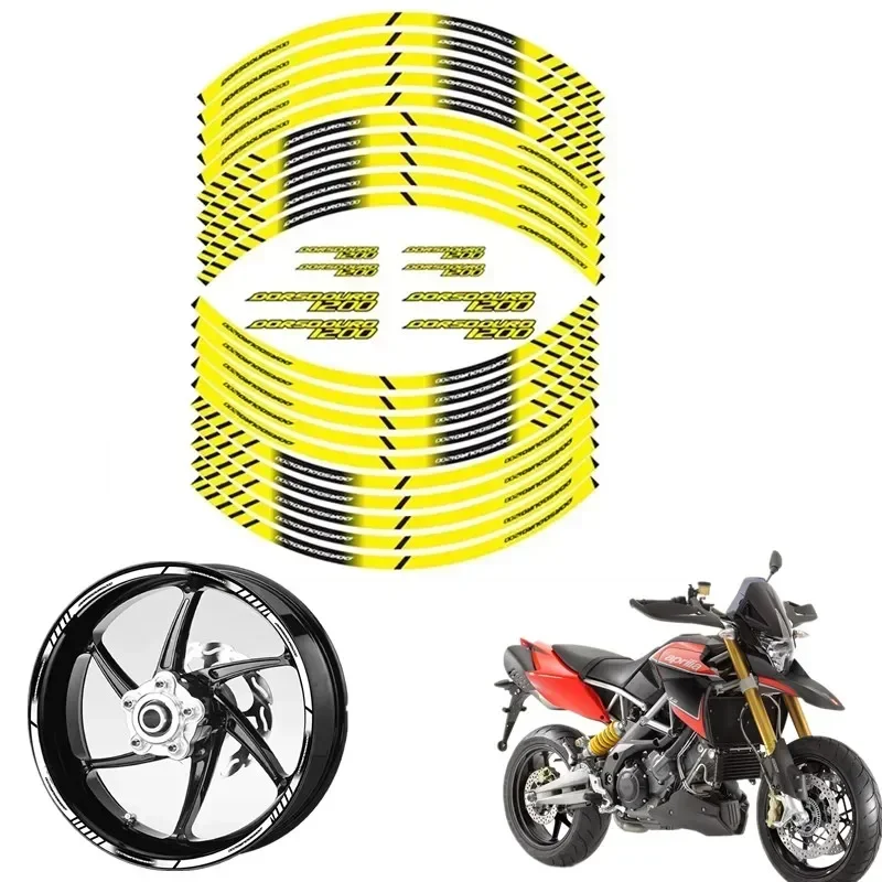 

Для APRILIA Dorsoduro 1200 Moto Parts Contour Wheel декоративная переводная наклейка-D