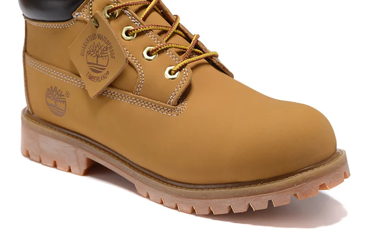 TIMBERLAND Men Women Classic 23065 Wheat Spring Yellow Ankle Boots Leather Outdoor Hiking Shoes Oversea Simple Version Eur36-46