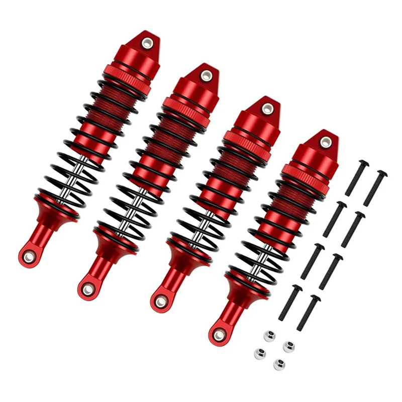 Metal Front and Rear Shock Absorber for Traxxas Slash 4X4 VXL 2WD Rustler Stampede Hoss 1/10 RC Car Upgrades Parts,1