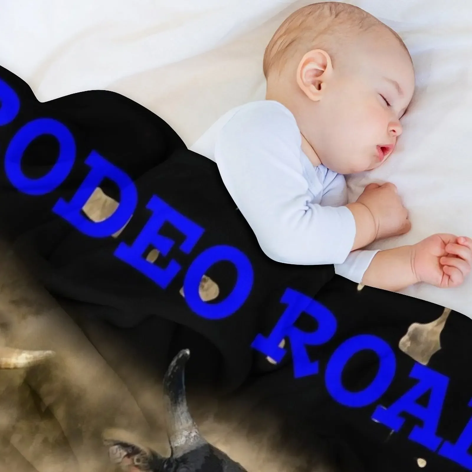 BULL RIDERS. RODEO QUOTES, RODEO Throw Blanket Decorative Sofas Sofa Throw christmas gifts Luxury Thicken Blankets