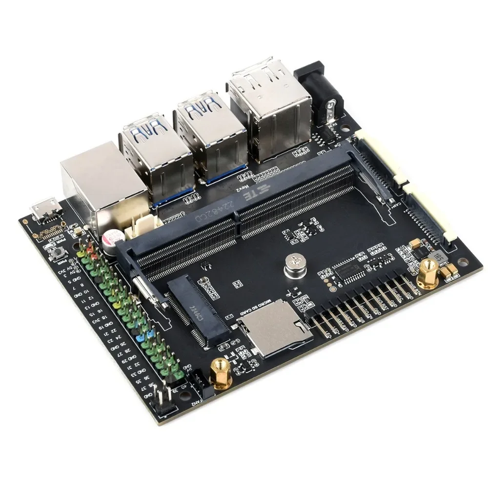AI Development Board Compatible with Jetson Nano Developer Kit(B01)for Binocular Parallax Ranging/Face Recognition/Recording VR