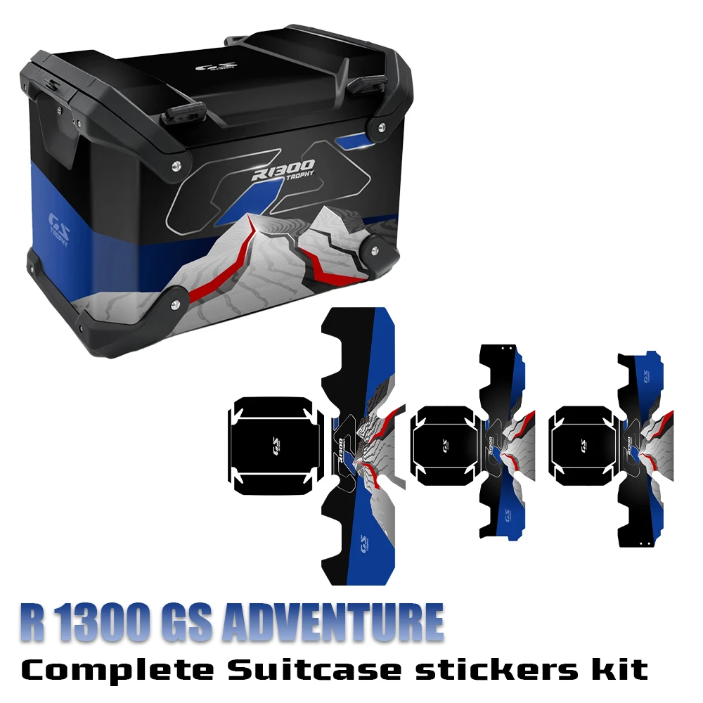 

For R1300GSA R 1300 GS ADV 2025 R1300GS Adventure Luggage Panniers Aluminium Top Box Side Suitcase Stickers