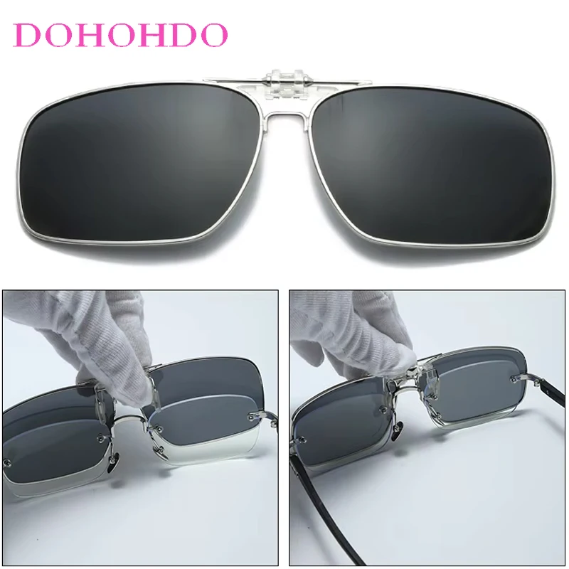 

Outdoor Sports Designer Polarized Night Vision Lenses Clip On Sunglass Anti-Glare Driving Shades Women Man Fishing Goggles UV400
