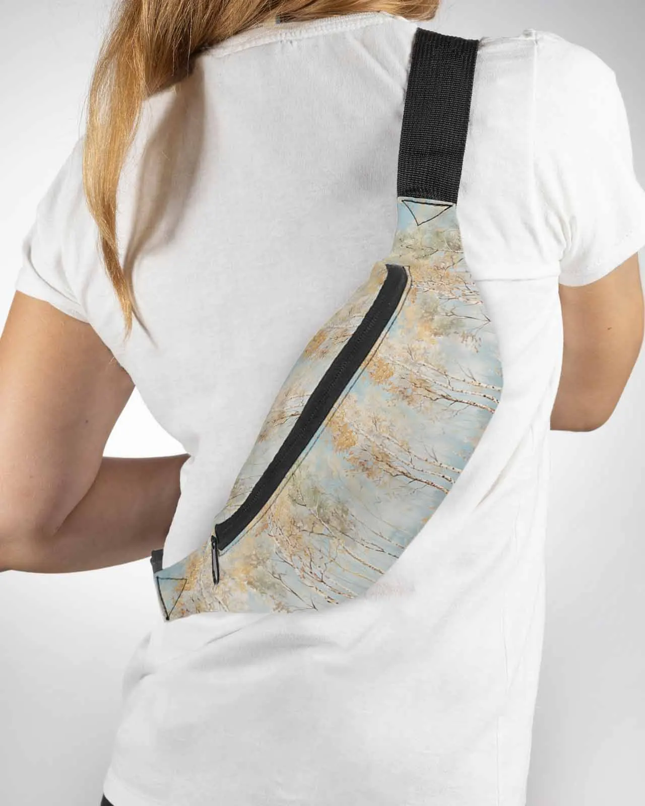 

Impressionism Of Oil Painting Forest Plants Men Women Waist Bag Fanny Pack Belt Bag Wallet Pouch Waterproof Banana Hip Bags