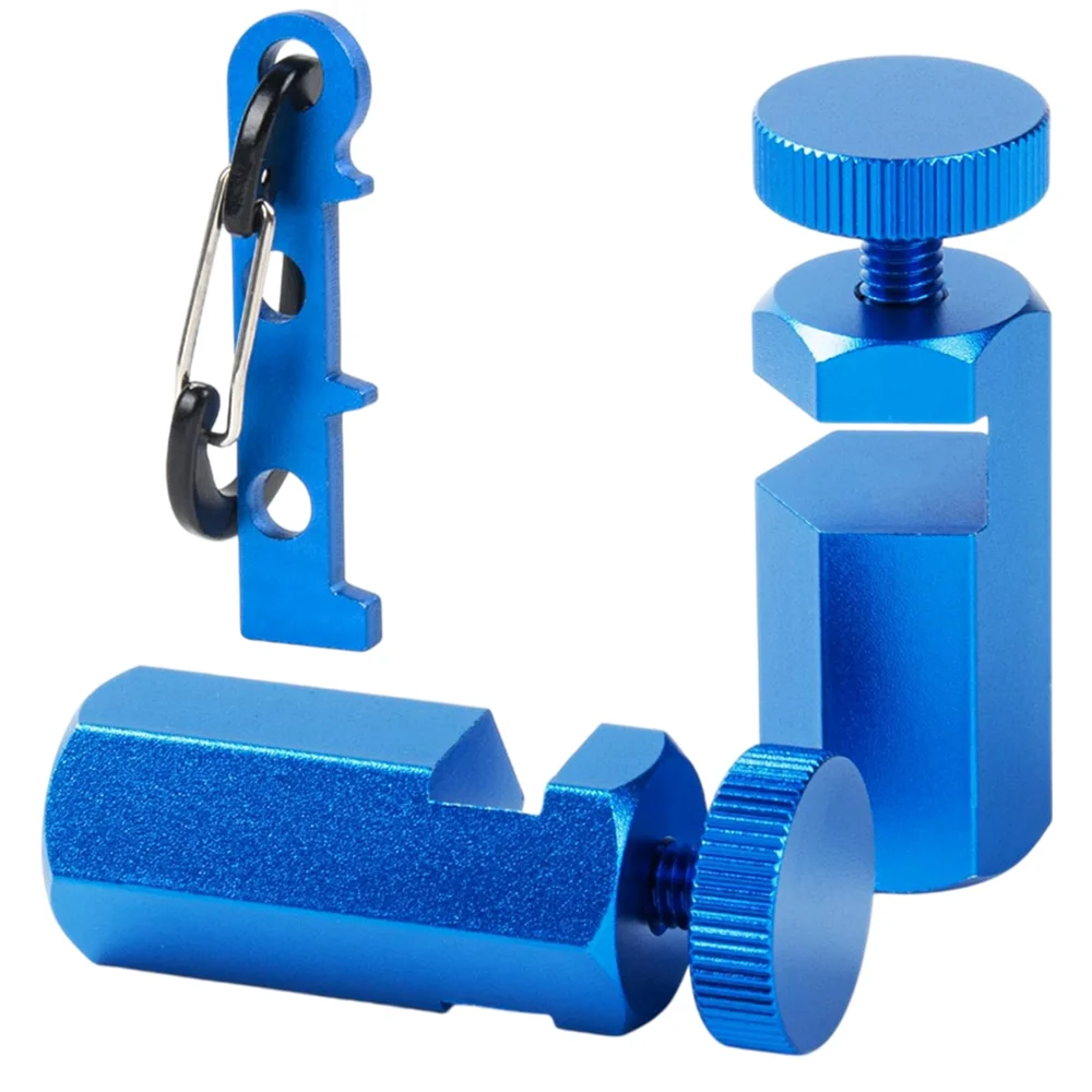 Tall Stair Gauges for Framing Square – Hexagonal Stable Lock with Holder & Hook for Carpentry & Circular Saw, Tall Stair Gauges