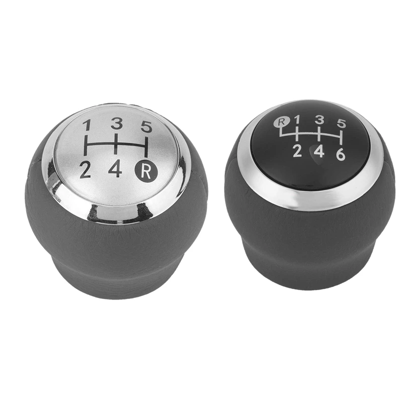 2X Car 6 Speed Abs Plastic Mt Gear Shift Knob For Toyota Corolla 1.8Mt 2007-2013 / Rav4 Avensis Yaris D4D Urban Lever Stick Pen