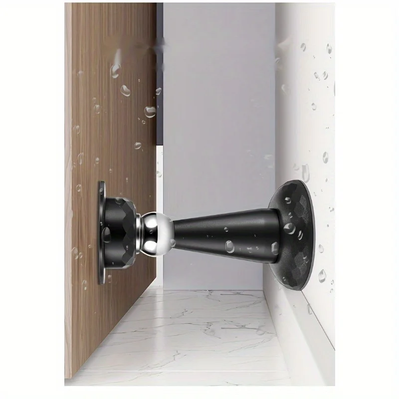 سدادة الباب المغناطيسي لا يتطلب الحفر سدادة الباب اللاصقة شفط صامت المضادة للتصادم توقف الباب شفط أرضية السيليكون