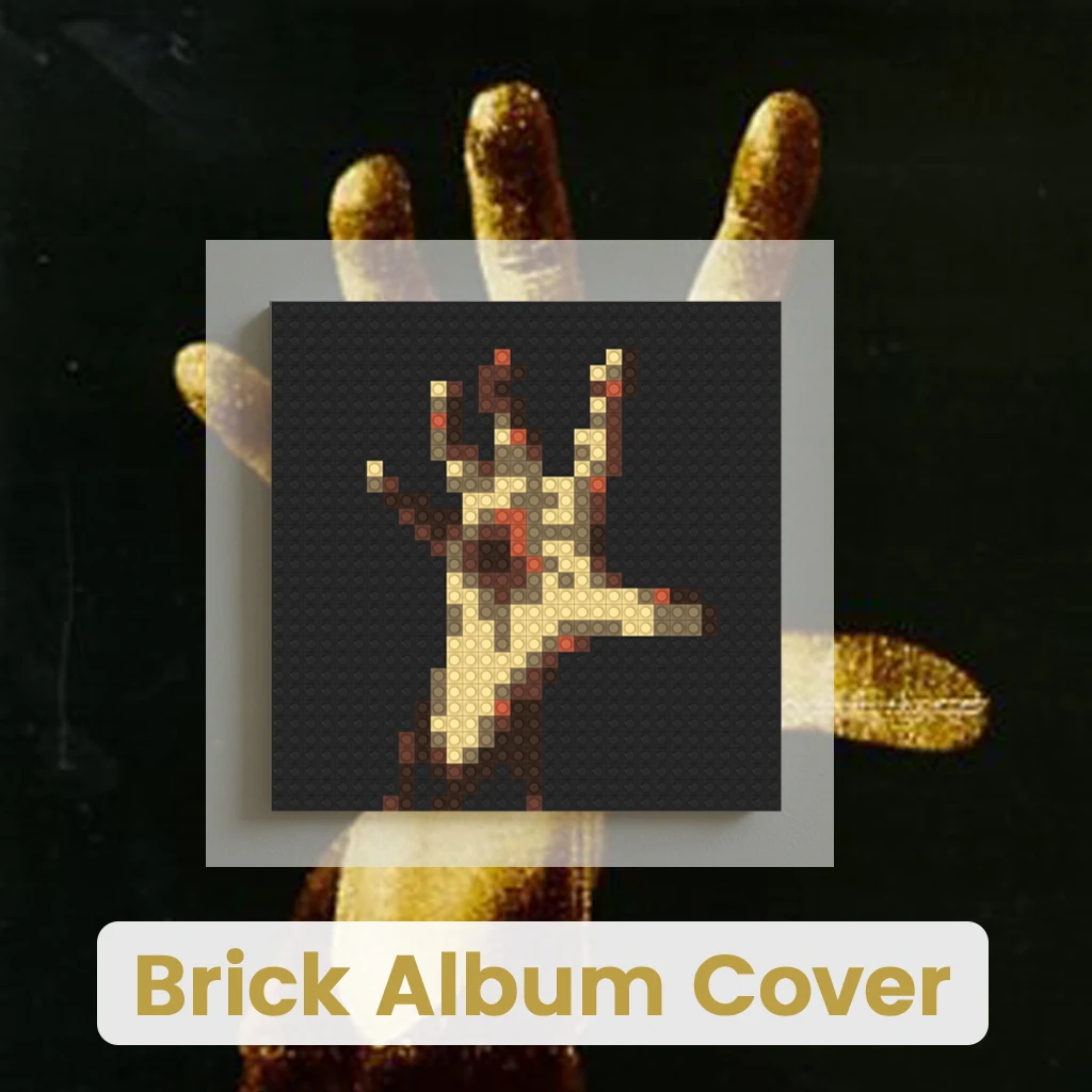 

System of a Down Rock Metal Artist Building Blocks Mosaic Art Brick Wall Art Poster Painting Living Room Wall Decor Music Gift
