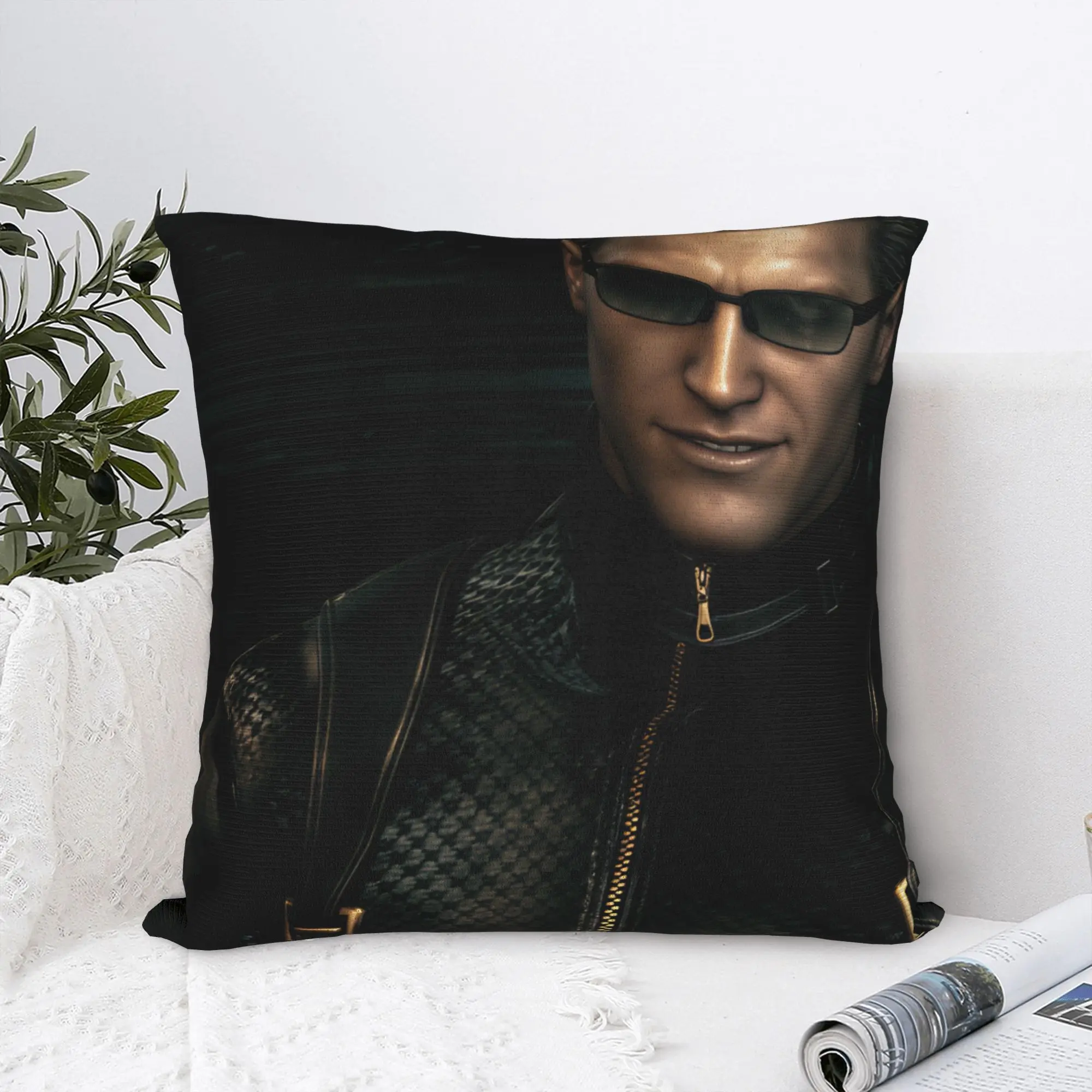 Albert Weskers  Pillow Cover  Soft Cushion Cover Funny Pillow Case For Living Room Bed Chair
