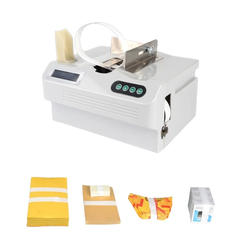 

Intelligent Banknote Binder Bundling Machine Paper Currency Strapping Machine Money Tying Machine Cash Packer 220V