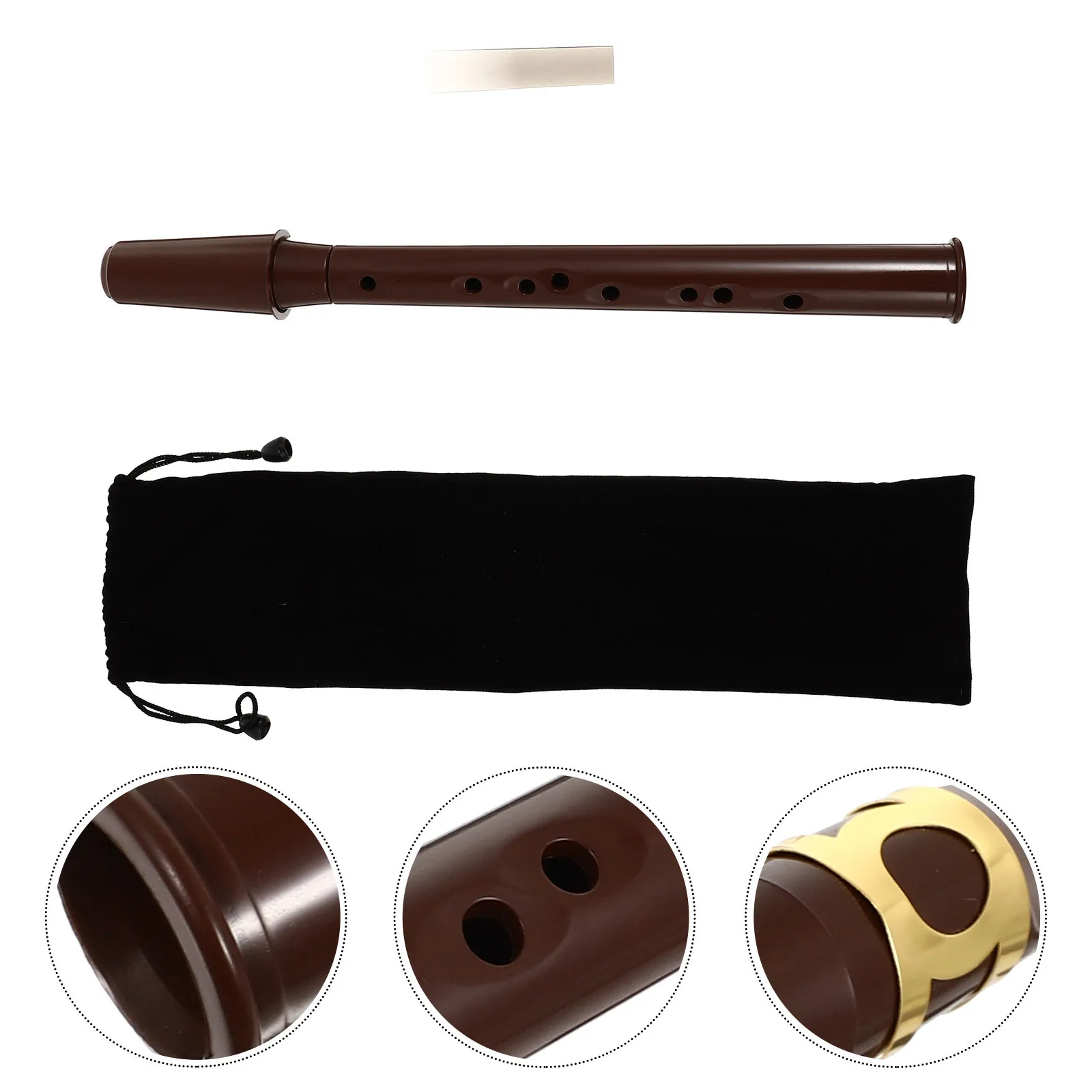 

1Set ABS Mini Saxophone Portable Lightweight Small Size Easy Beginner Sax Instrument for Children Adults Pocket