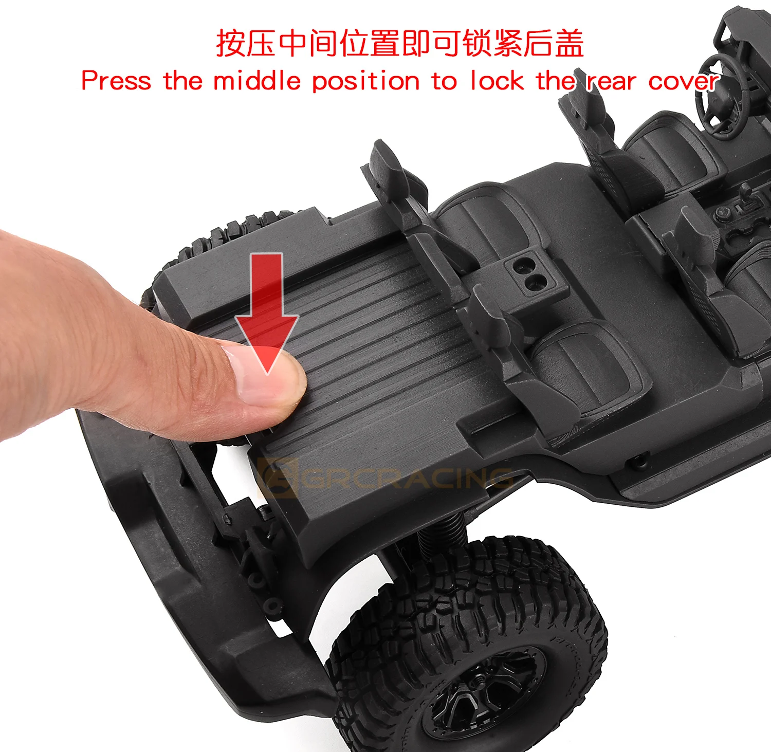 1/18 Innenraum 3D-Druck Sitze/Mittel konsole/Kotflügel für Traxxas Trx4-m Bronco Trx4m RC Crawler Auto Upgrade Zubehör – Detail 30