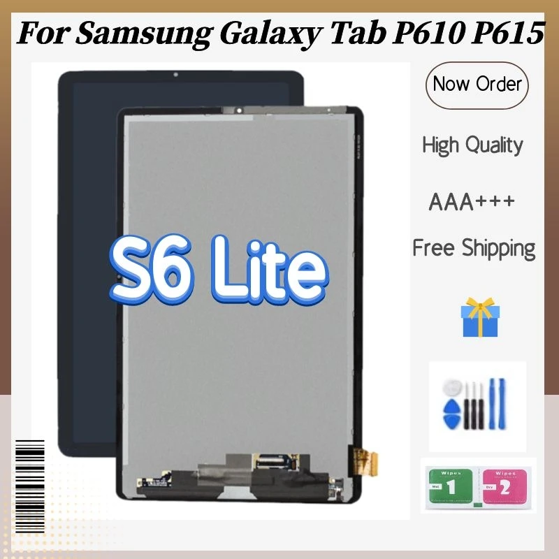 

Top 10.4" For Samsung Galaxy Tab S6 Lite P610 P615 SM-P610 SM-P615 LCD Display Touch Screen Digitize Assembly Replacement