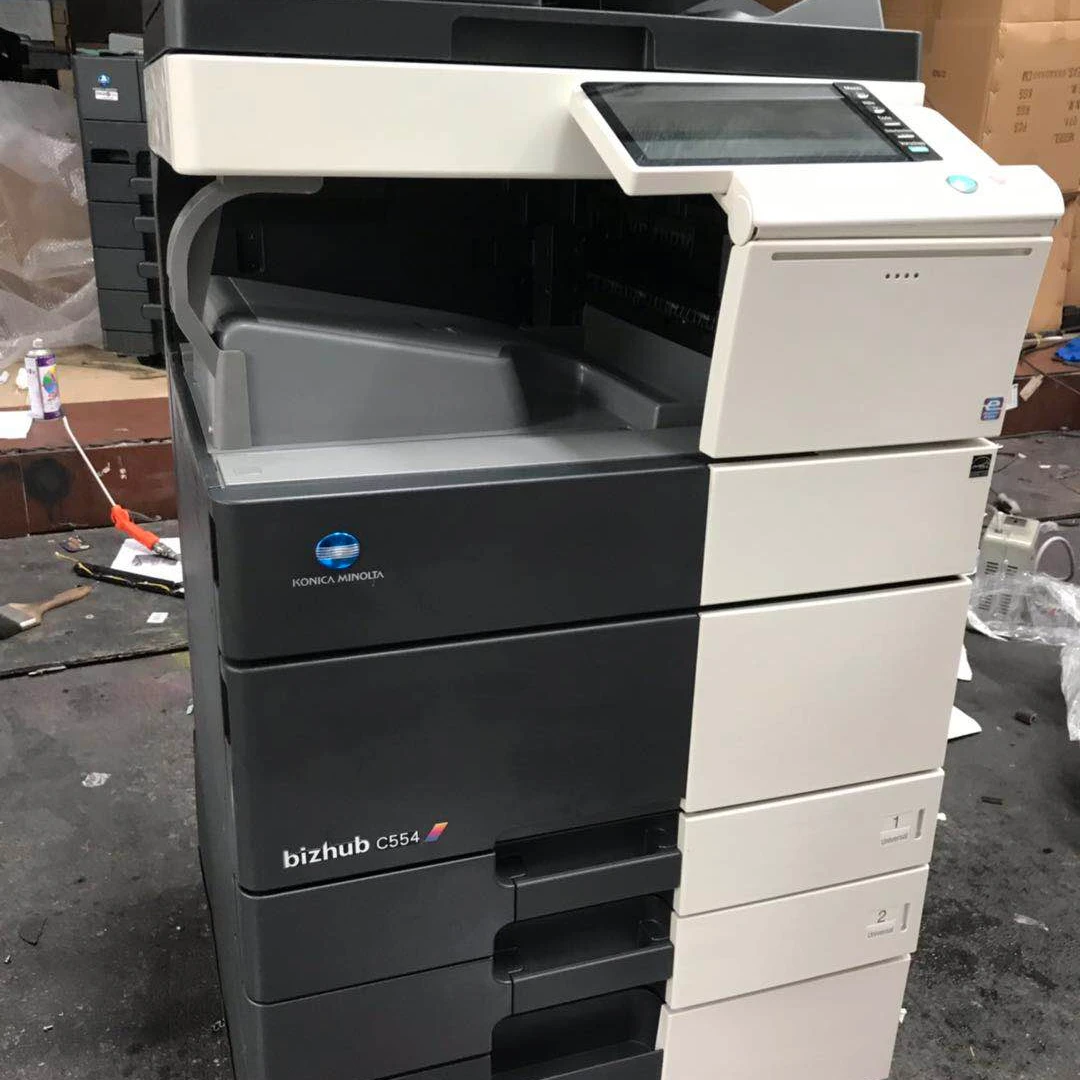 

Восстановленный Konica Minolta Bizhub C554/C554e Подержанный цветной фотокопировальный аппарат A3 Max Образовательная зона общего типа