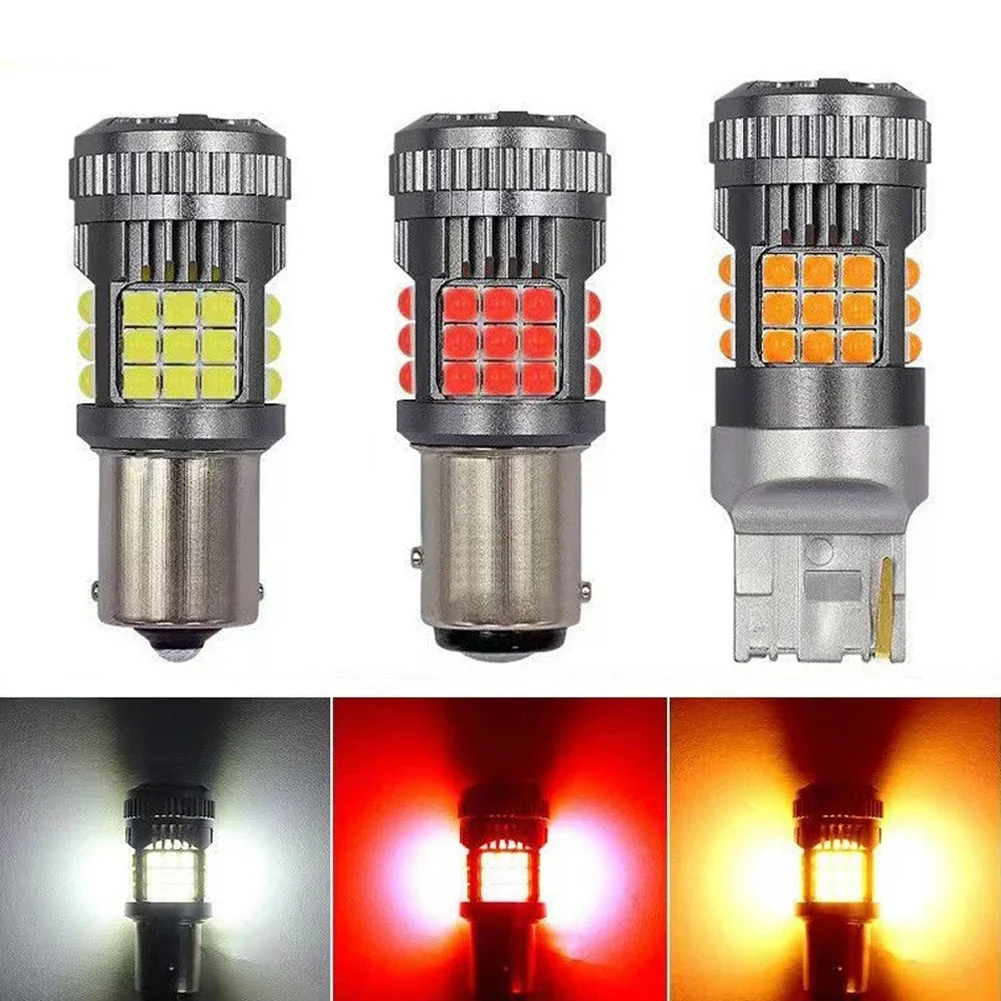 

1/2 шт. Суперяркие светодиодные лампы 30W 1156 BA15S BAU15S 1157 PY21W T20 7440, высокая мощность 3000 лм, замена для автомобильных фонарей заднего хода