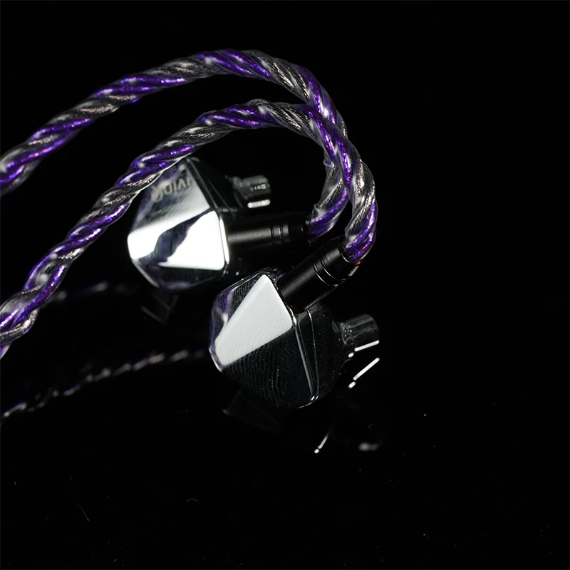 Cabo ivipQ-335 IEM HIFI Multi-Conductor Cabo de atualização de fone de ouvido com mini XLR/A2DC/2Pin/3.5mm para HD800 HE1000SE LCD-5