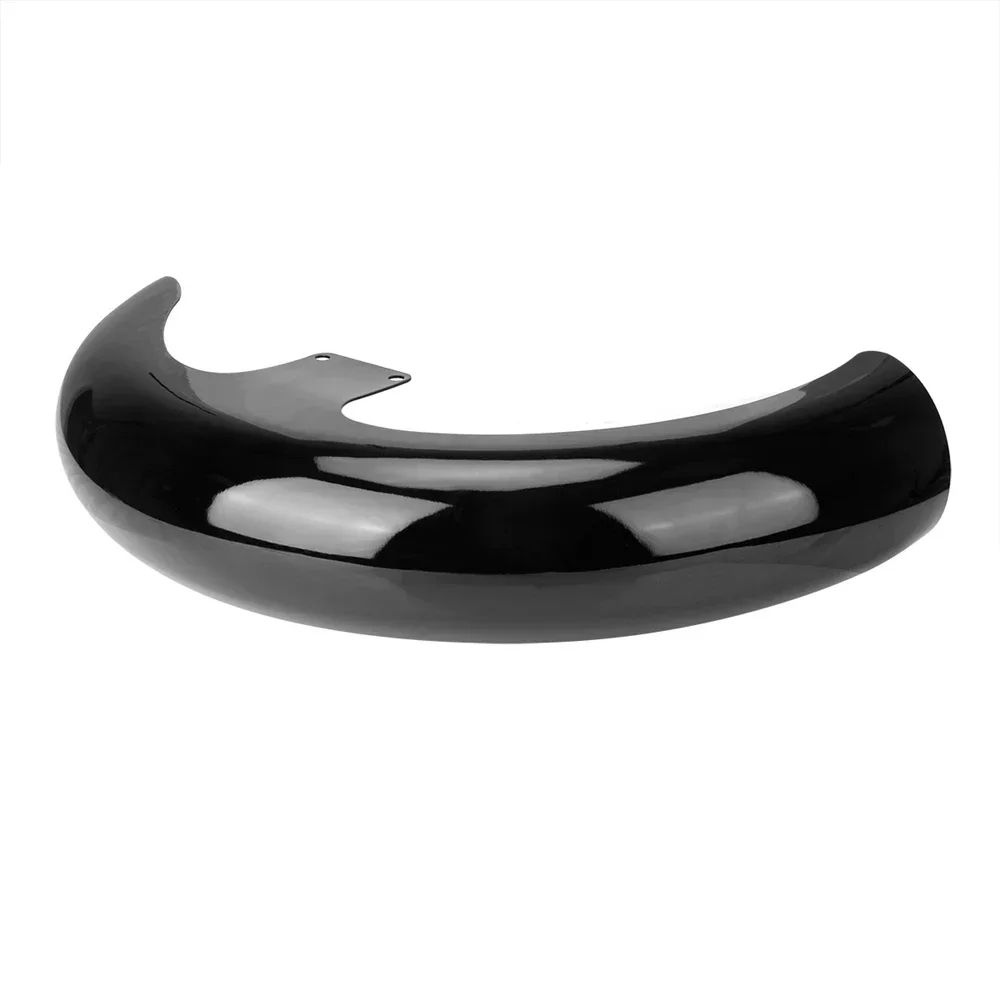 Motorcycle glossy black front mudguard, For 17 inches/19 inches/21 inches/23 inches