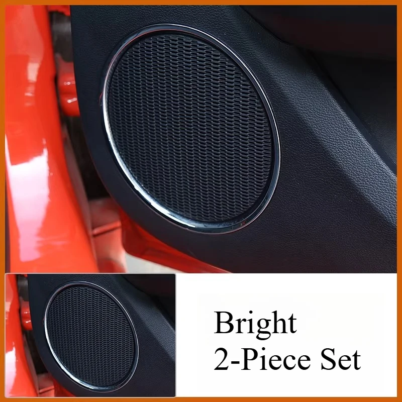 

For Ford Mustang Interior Modification Door A-pillar Horn Ring Car Amplifier Decorative Accessories Automobiles Accessories