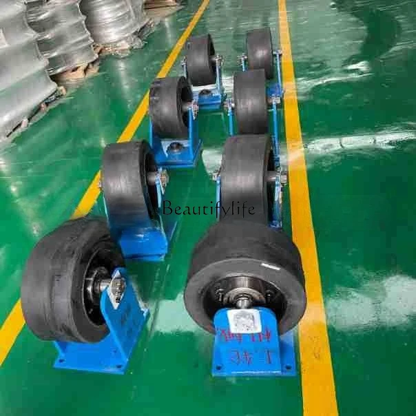 05-3 ton universal wheel trailer steering solid tire 400 * 200 size transfer wheel set