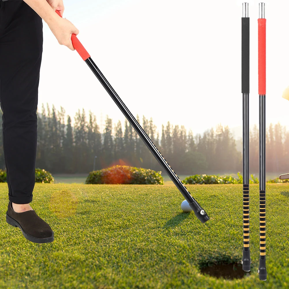 

CGolf Swing Practice Stick Swing Trainer Rubber Metal Baking Wear Resistant Adjustable for Beginners for Outdoor Sports
