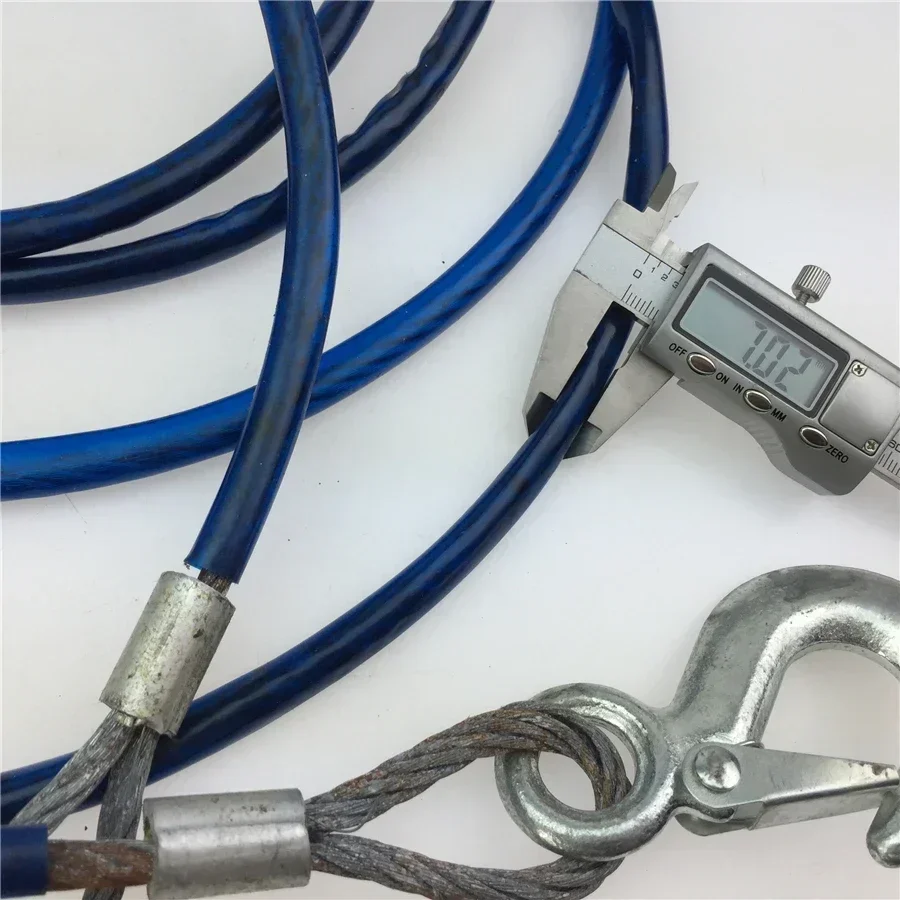 1PCS for Car trailer rope wire trailer rope traction strong pull self-rescue rope 5 tons 4 meters