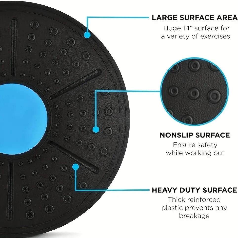 1 Pc Yoga Balance Board, Fitness Training Pedal, Sensory Training Balance Board, Fitness Equipment For Sensory Rehabilitation ﻿