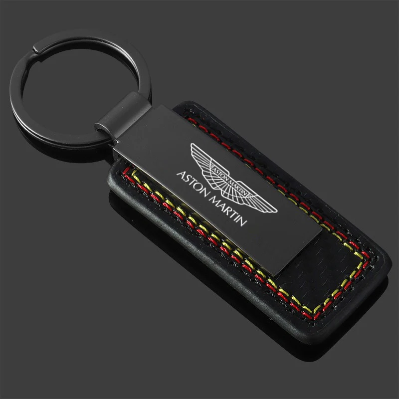 إكسسوارات جلدية معدنية لأستون مارتن DB S 11X9 المفاتيح سبائك الزنك كيرينغ 3 ألوان الرياضة المعادن كيرينغ المفاتيح قلادة #4