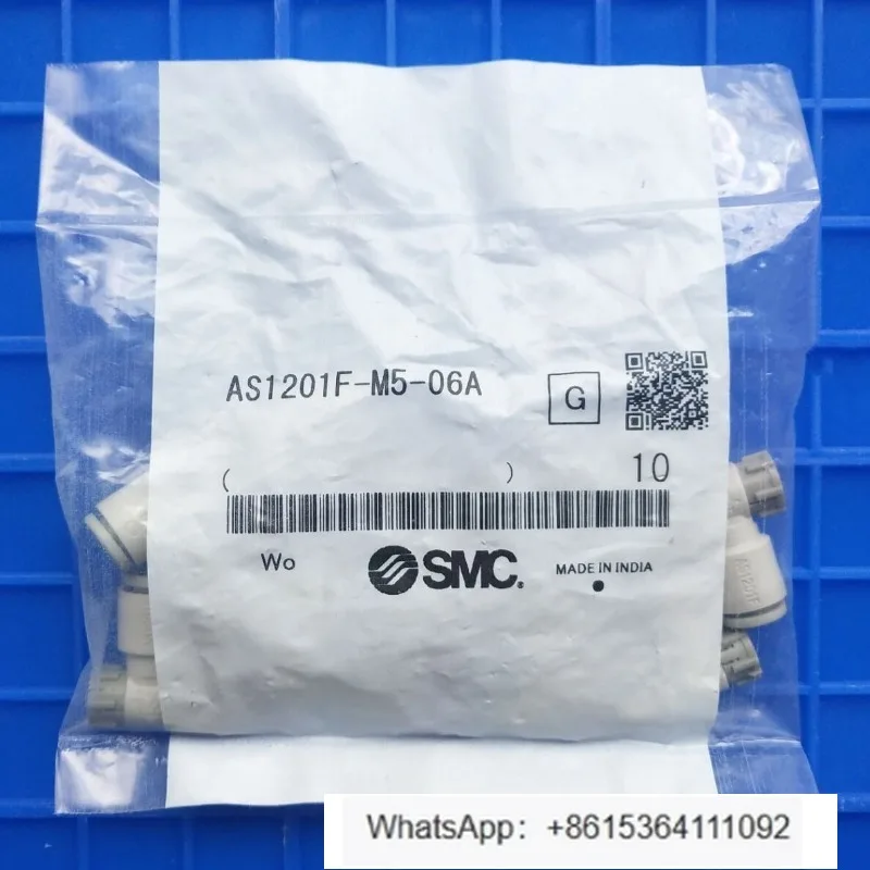 10 шт. SMC AS1201F-M5-06A клапан потока управления скоростью 10 шт. SMC AS1201F-M5-06A клапан потока управления скоростью