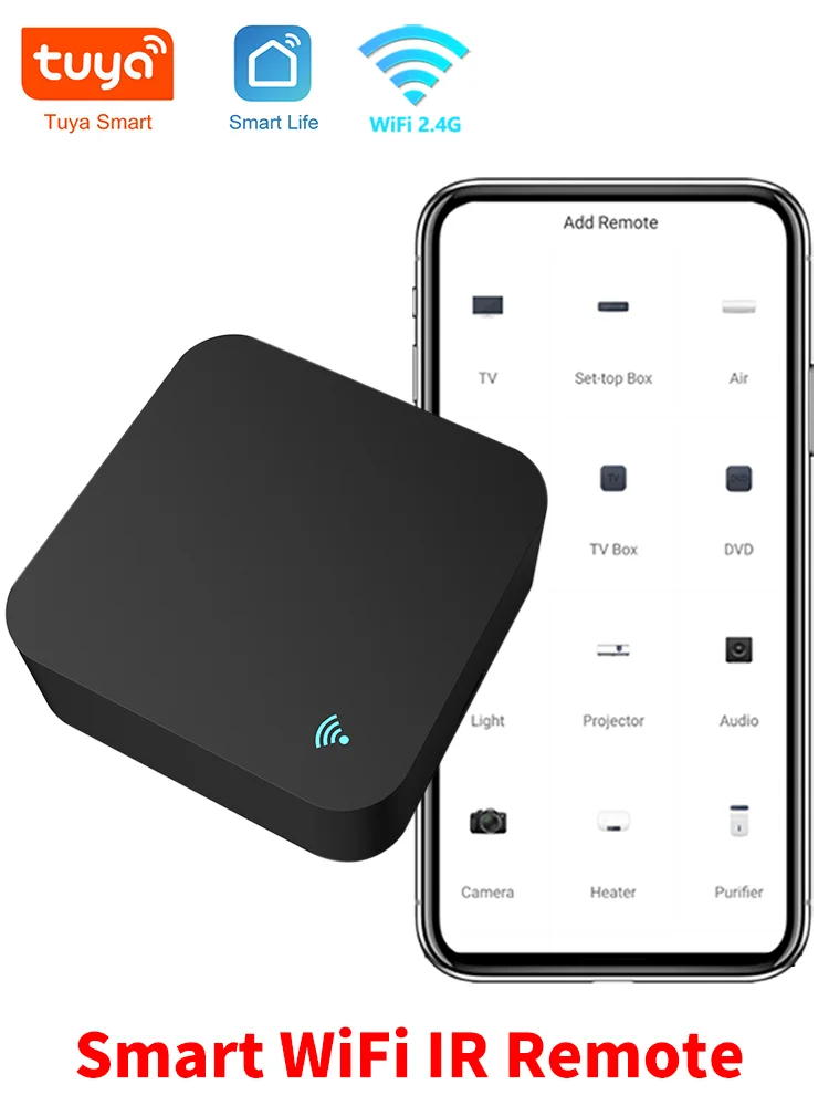 ZigBee Wifi Fernbedienung Universal Infrarot Tuya Smart Home Fernbedienung für TV DVD funktioniert für Google Home