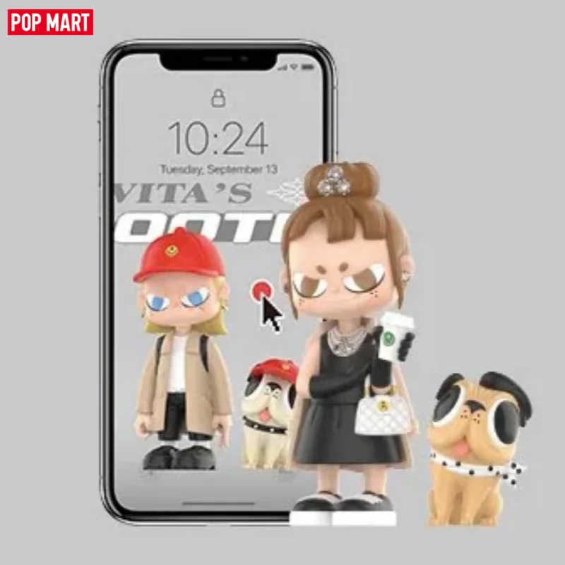 POP MART Vita's OOTD Series Blind Box Toys Kawaii Anime Action Figure Surprise Mystery Box Dolls Gift