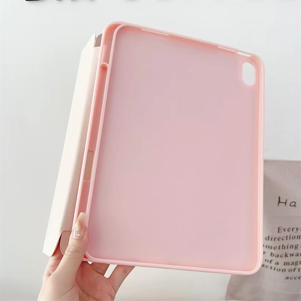 for iPad Pro 11 2024 Case Air 5 Air4 10.9 10th 11th Gen 9 8 7 10.2 Inch 9.7 5th 6th Mini6/7 Air2025 Cover with Pencil Holder
