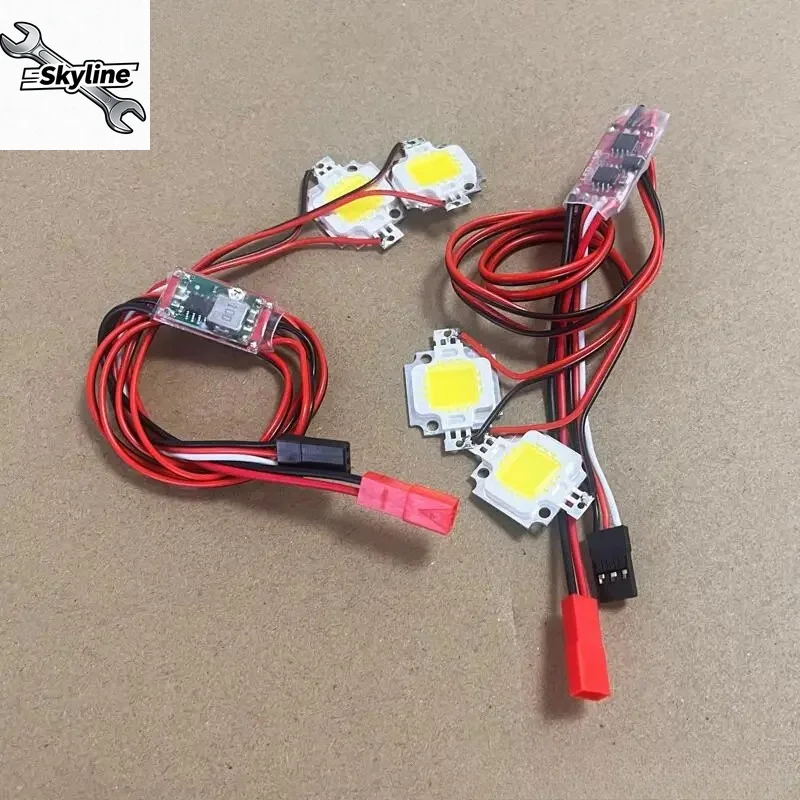 10W Twins White LED With Adjustable Controller Super Bright for QAV250b RC Airplane DIY Models Hobby RC Plane Glider