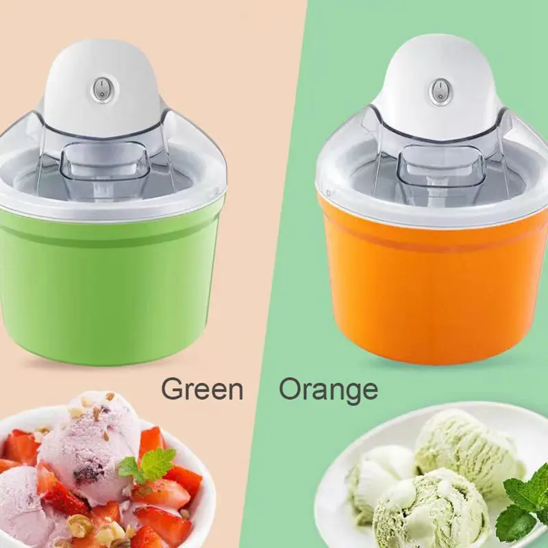 휴대용 DIY 전기 아이스크림 메이커, 냉동 요구르트, 과일 디저트 기계, 스테인레스 스틸 아이스 버킷, 냉각 맥주, 샴페인, 1.2L