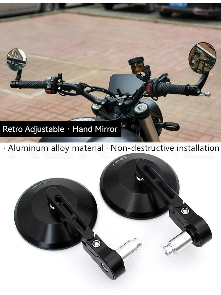 For Harley-Davidson X350 X500 Nightcrawler 975 Sportster S Darth Vader SS modified handlebar mirror handlebar rearview mirror