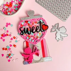 Valentine Gumball Add On Shaker Card Metal Cutting Dies for DIY Scrapbooking Album Paper Cards Decorative Crafts Embossing