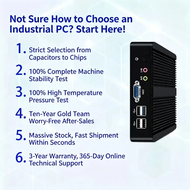 Industrial computer j1900 j4125 dual network port N100 mini pc fanless microcomputer host j6412 quad-core low power consumption