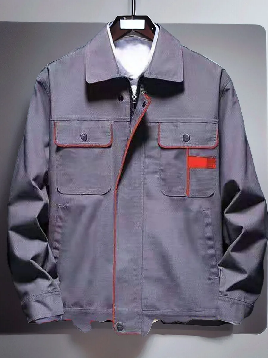 

Men's Work orm Set Autumn Wear Anti-pilling Non-fading Car Repair Construction Labor Protection Clothing Industrial Workwear
