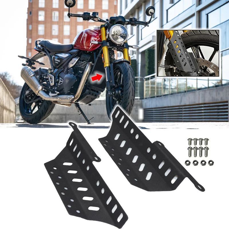 SPEED400 Front Fork Guard Shock Absorber Cover Fork Guard Protection For Scrambler400X speed400 scrambler 400x 2024 2025