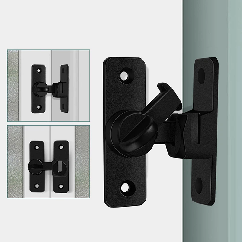 Heavy - duty Zinc Alloy Door Latch & Bolts - 90 or 180 Degree - Quick & Easy Install