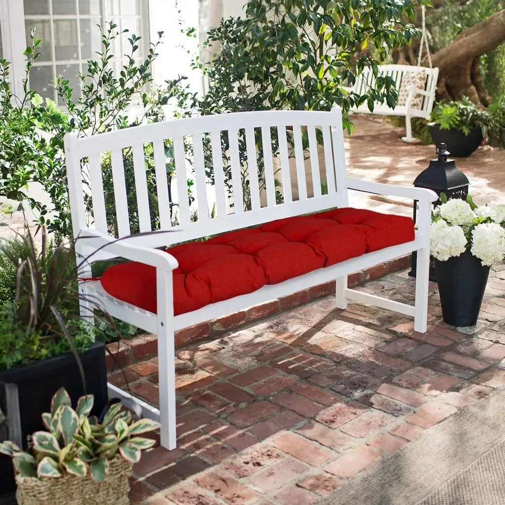 

42 X 19.3 X 5.1 Outdoor Polyester Tufted Bench Cushion, WaterResistant FadeResistant, Cushion For Window, Love Seat, Rattan Ben