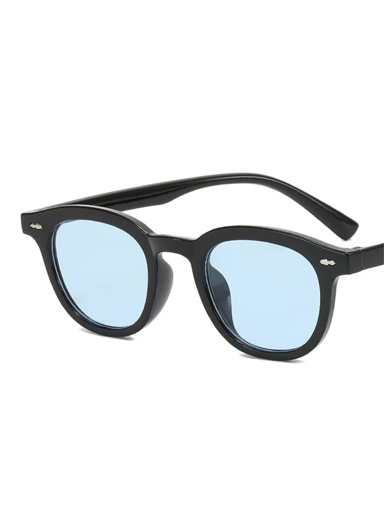 New Small Round Sunglasses for Men Women Vintage Fashion Anti Blue Light Glasses Sun Shades Driving Eyewear