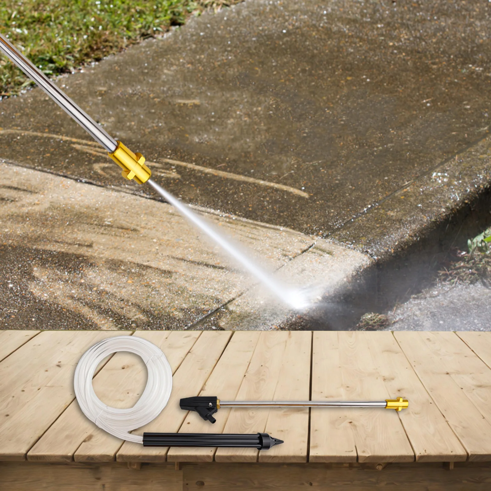 Pressure Washer Part Sand Wet BlastingKit For Outdoor Power Tool Multiple Adapter Options For Blast Away Dirt And Rust
