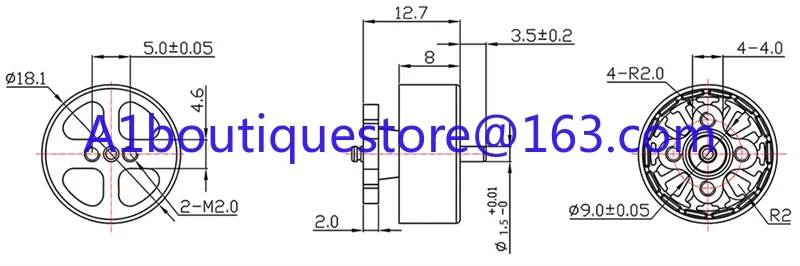 apply to Darwin Traversing Machine Strange 25 Same Motor 1504 2300KV/3600KV Entry Level Insurance Easy To Replace（1PCS）