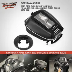 ZH2 2020-2022 Fuel Tank Bag For KAWASAKI VERSYS X300 Z ZX6R Z400 Z900 NINJA 650 Motorcycle Navigation Racing Tanklock Waterproof