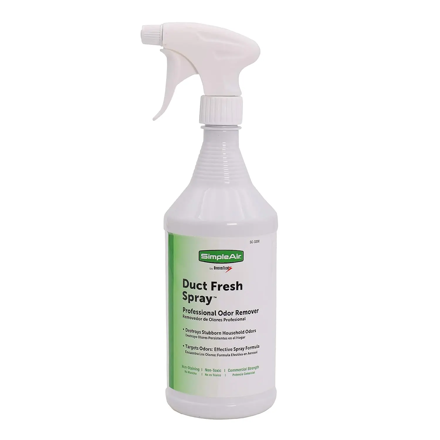 

SC-3200 Duct Fresh Spray Air Freshener, Deodorizer, Professional HVAC Odor Remover for House, Automotive, 32 fl oz, Clear