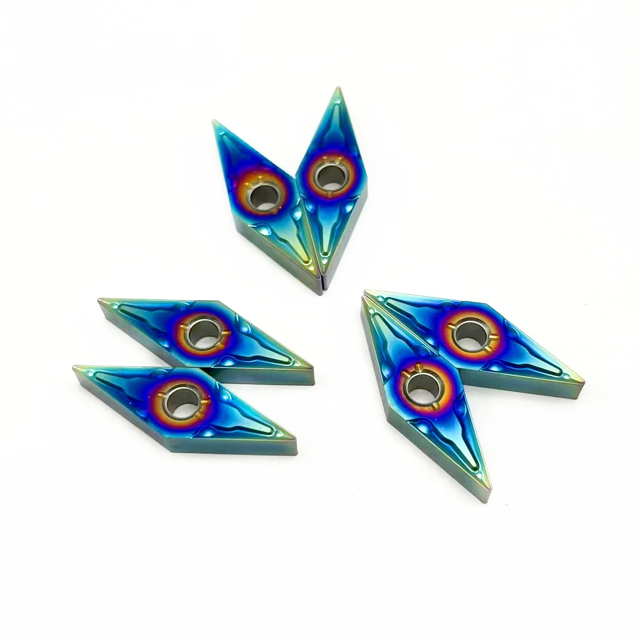 High Quality Carbide Insert VNMG160404 VNMG160408 Turning Tool Blue Flame Series CNC Milling Blades VNMG 160404/160408 Internal
