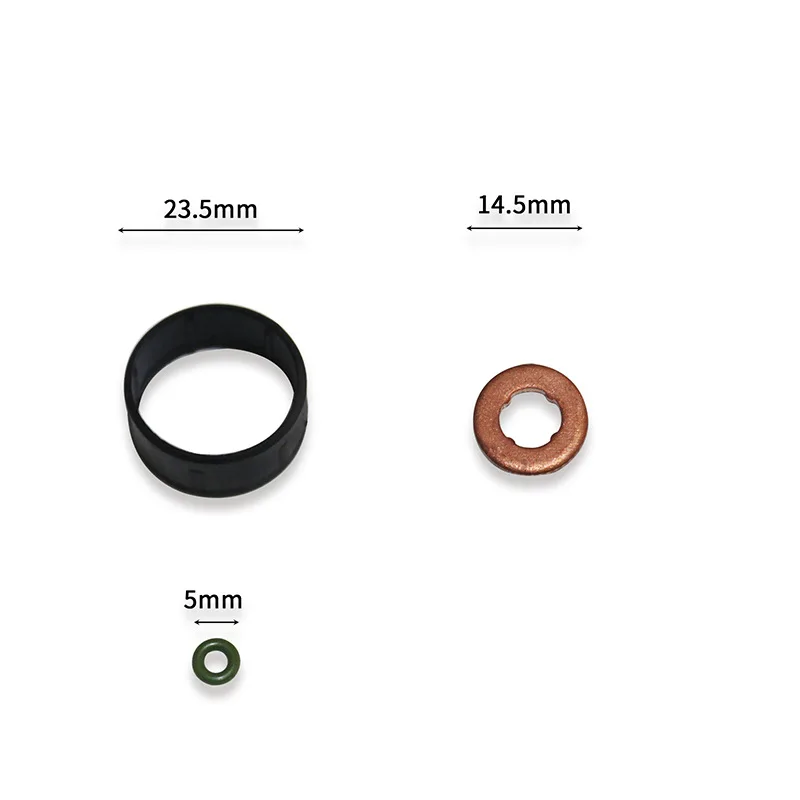 FOR FORD FIESTA FUSION 1.4 TDCI FUEL INJECTOR SEAL & WASHER & ORING SET 1204698